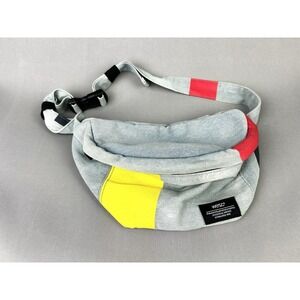 Wesc Denim Retro‎ Color Block Belt Bag Large Fanny Pack